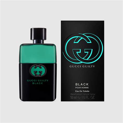 gucci guilty black eau de toilette spray|Gucci perfume black bottle.